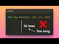 6 Practices to Write Clean Python Functions