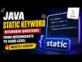 Java Static Keyword - 90 Devs Get These Interview Questions Wrong