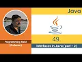 interfaces in java Part - 2
