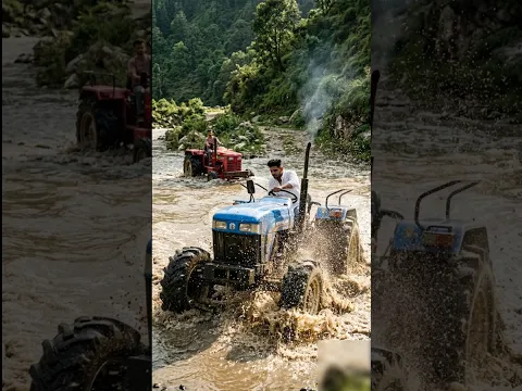 Heavy Driver: Rohit Bhai's New Holland vs Gurveer's Mahindra 🚜💦