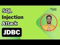 Chapter-04 SQL Injection Attack in Java Database Connectivity JDBC