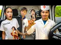 Download Lagu EVIL DOCTOR TAXI, he kidnapped us, poisoned us with medicine and left us paralyzed😱🩺🧑‍⚕️