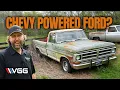 ABOMINATION or GREAT Chevy Powered Ford F100 Installing a HUGE Cam and Engine Refresh