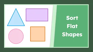 Learn to Sort Shapes Triangles Squares Circles Rectangles