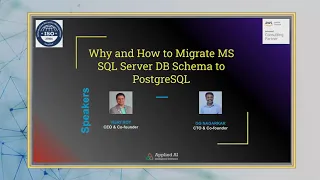 Why and How to Migrate MS SQL Server to PostgreSQL Webinar
