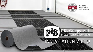 PIG Grippy Mat Installation Protective Floor Covering Global Finishing Solutions