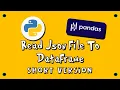 Pandas Read JSON File to DataFrame - SV
