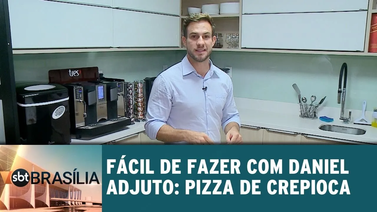 FÁCIL DE FAZER COM DANIEL ADJUTO: PIZZA DE CREPIOCA