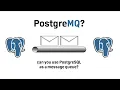 Unbelievable Can PostgreSQL Replace Your Messaging Queue