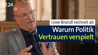 Kommunalpolitiker Uwe Brandl (CSU) rechnet ab: Warum Politik Vertrauen verspielt | BR24