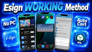 NEW Install ESign IPA on iOS Without PC Install IPA Files on iPhone iPad 2026