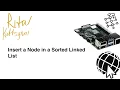 Insert a Node in a Sorted Linked List C Tutorial for Beginners