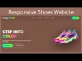 Responsive Shoes Website using HTML and CSS