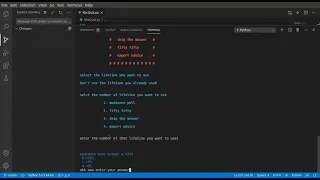 KBC Quiz in Python 3 Simple Python Project For Beginners Source Code