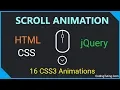 Cool Animation on Scroll On Scroll Animation CSS Scroll Animation jQuery UI Animation 16 Animate