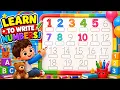 Learn to Write Numbers 1 20 Number Tracing for Kids Preschool Learning