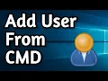 How To Add New User From CMD in Windows 10