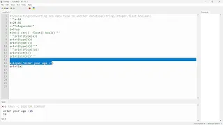 Python Programming Lecture 3 Type Conversion and User Input Explained