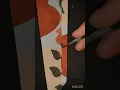 Aesthetic Shades of Brown Boho Art Bookmark Minimal Abstract Painting