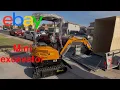 Ebay Chinese mini excavator unboxing and delivery