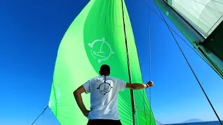 Spinnaker RUN to Bahia Agua Verde – Onboard Lifestyle ep.216