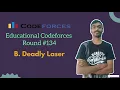 B Deadly Laser Codeforces Educational Round 134 Codeforces
