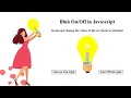 Bulb On Off JavaScript Tutorial Create Bulb Effect Using Javascript - Hindi