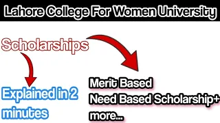 LCWU Lahore College For Women University Admission Scholarships Available For Students How To Get 