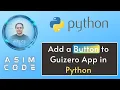 Add a Button to Guizero App in Python