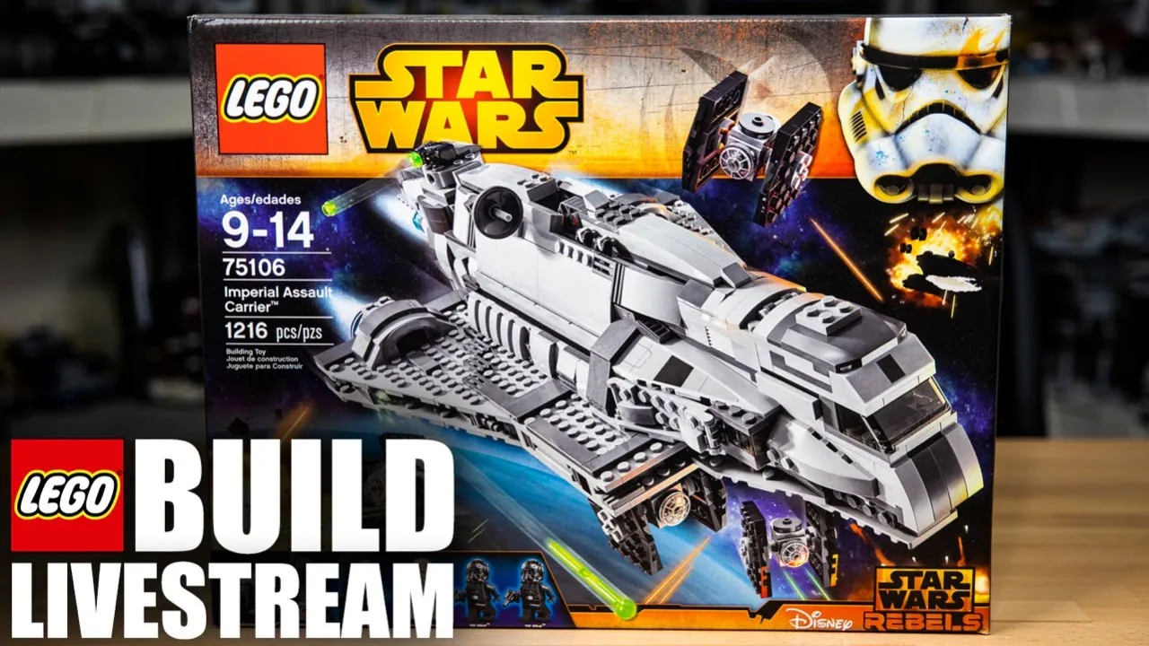 Lego Star Wars 75106 Imperial Assault Carrier - Lego Speed Build
