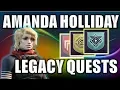 DESTINY 2 NEW AMANDA HOLLIDAY QUESTS - SHADOWKEEP LEGACY QUESTS
