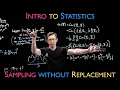 Random Sampling Without Replacement Finite n Correction