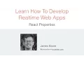 Reactjs Tutorial QuickStart - Learn React Properties 3 of 8