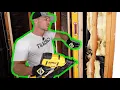 Get Walls FLAT for TILE INSTALLATION - - Furring Strips Sister Studs and Cardboard Shims