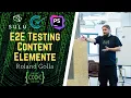 End to End Codeception Website Testing Content Elemente