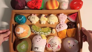 [💸Squishy💸] 말랑이 꺼만말, 크런치 슬랑이 왕창 만지면서 자막으로 떠들깅 squishy ASMR