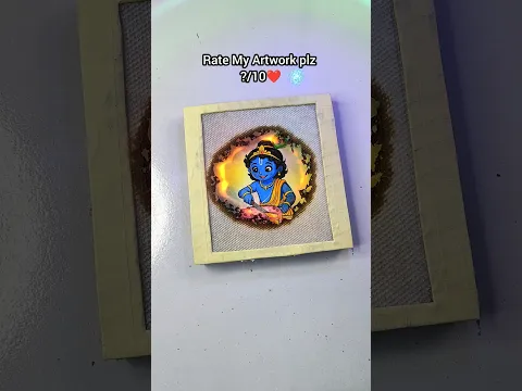 "wait for end" Cute KRISHNA Drawing ✨😍 #krishna #drawing #art #viral #shorts