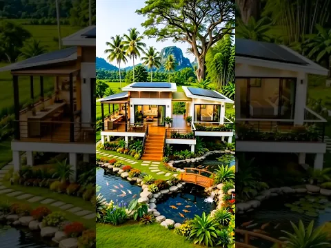 Building a Dream House amidst Rice Fields #house #architecture #construction