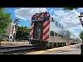 Railfanning Metra s new RI schedule during rush hour in Tinley Park IL