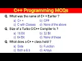 C MCQ c mcq questions and answers