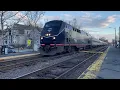 MBTA Lowell Downeaster trains at West Medford 12-31-2024 MBTA Clips