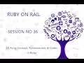 Ruby Programming Tutorial 36 Fill 2D Array Concept Fundamentals Codes in Ruby