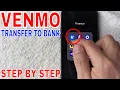 How To Transfer Money From Venmo To Bank Account