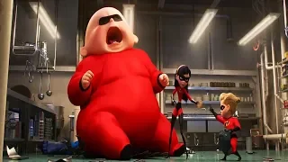 incredibles 2 fight scene all superpowers