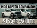 2025 SPACE WHITE Akins Ford Raptor INDO COMPARISON Painted vs Non-Painted