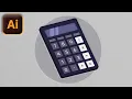 Adobe Illustrator Tutorial How to Create a 3D Calculator