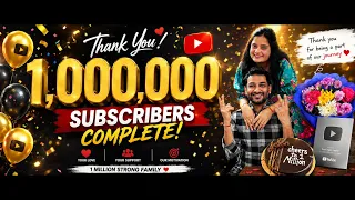 Thanks for 1,000,000 subscribers!❤️🥺| Preeti Girdhar #1millionsubscribers #thankyou #youtubefamily 