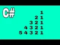 Drawing Numbering triangle Pattern