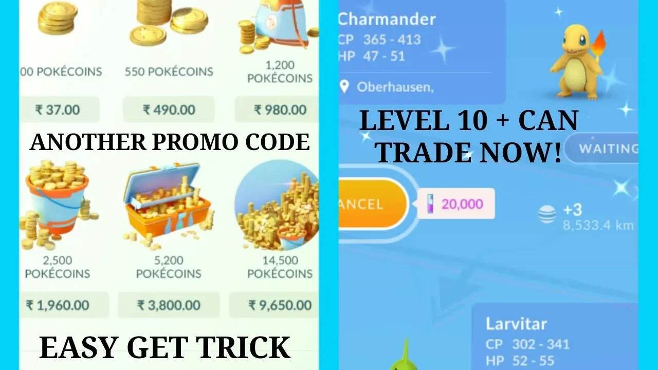 ANOTHER PROMO CODE AND HOW TO GET PART 3 AND LEVEL 10 PLUS CAN TRADE NOW IN POKEMON GO!