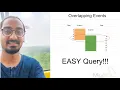 SQL Interview Question How to identify Overlapping Date Events Product Analytics Query